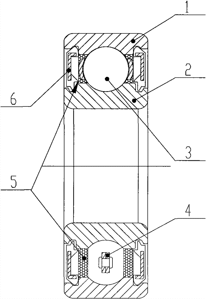 Method for manufacturing rolling bearing lubricated by maintaining lubricating oil through UHMWPE (Ultra High Molecular Weight Polyethylene) and rolling bearing