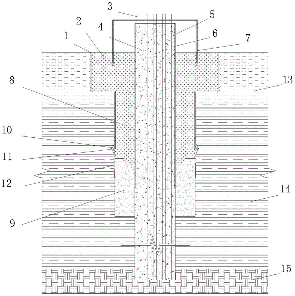 The Structure and Construction Method of Preventing Perforation and Grout Leakage of Bored Pile in Water