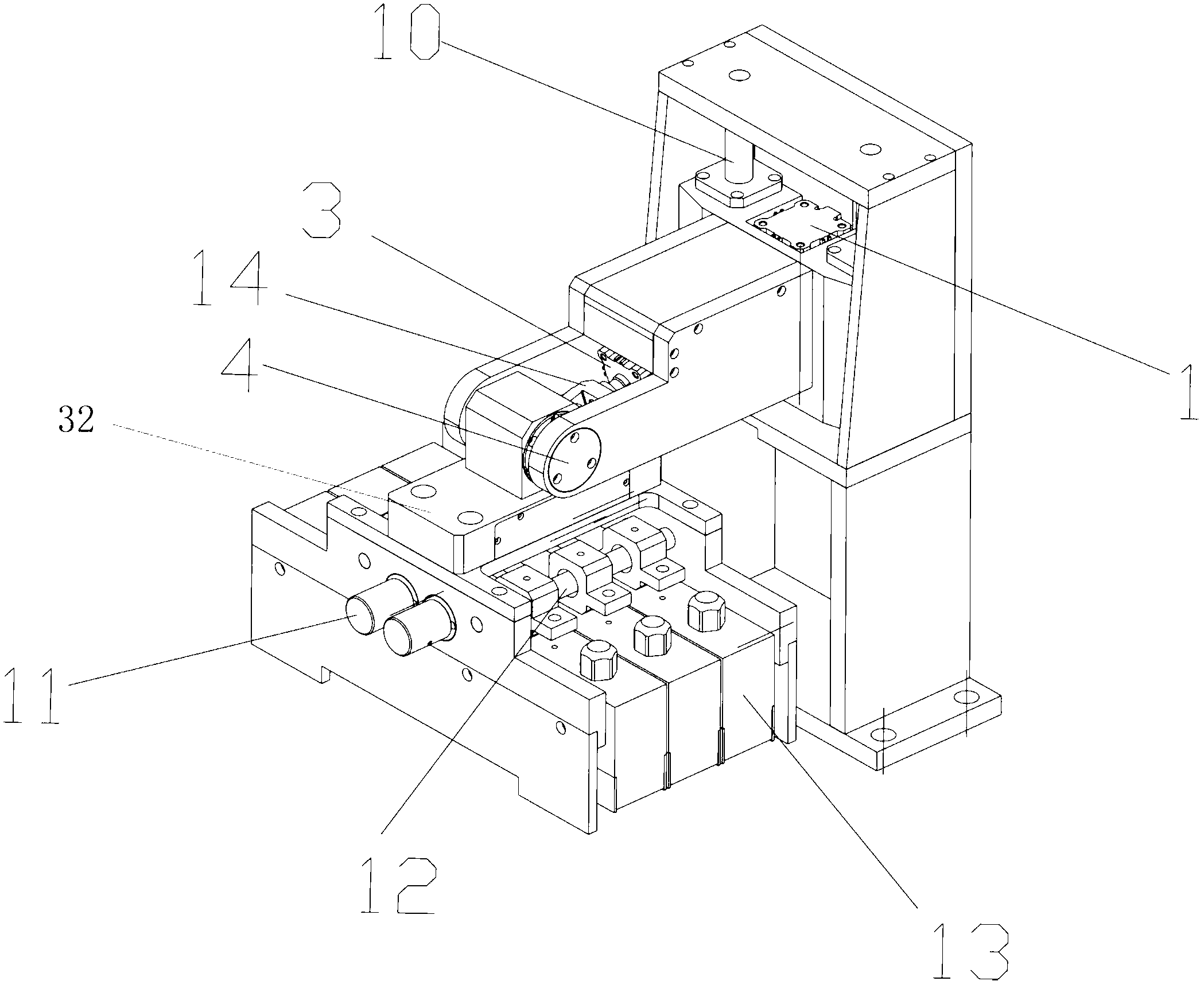 Thermal radiation type welding method and device applied to solar cell