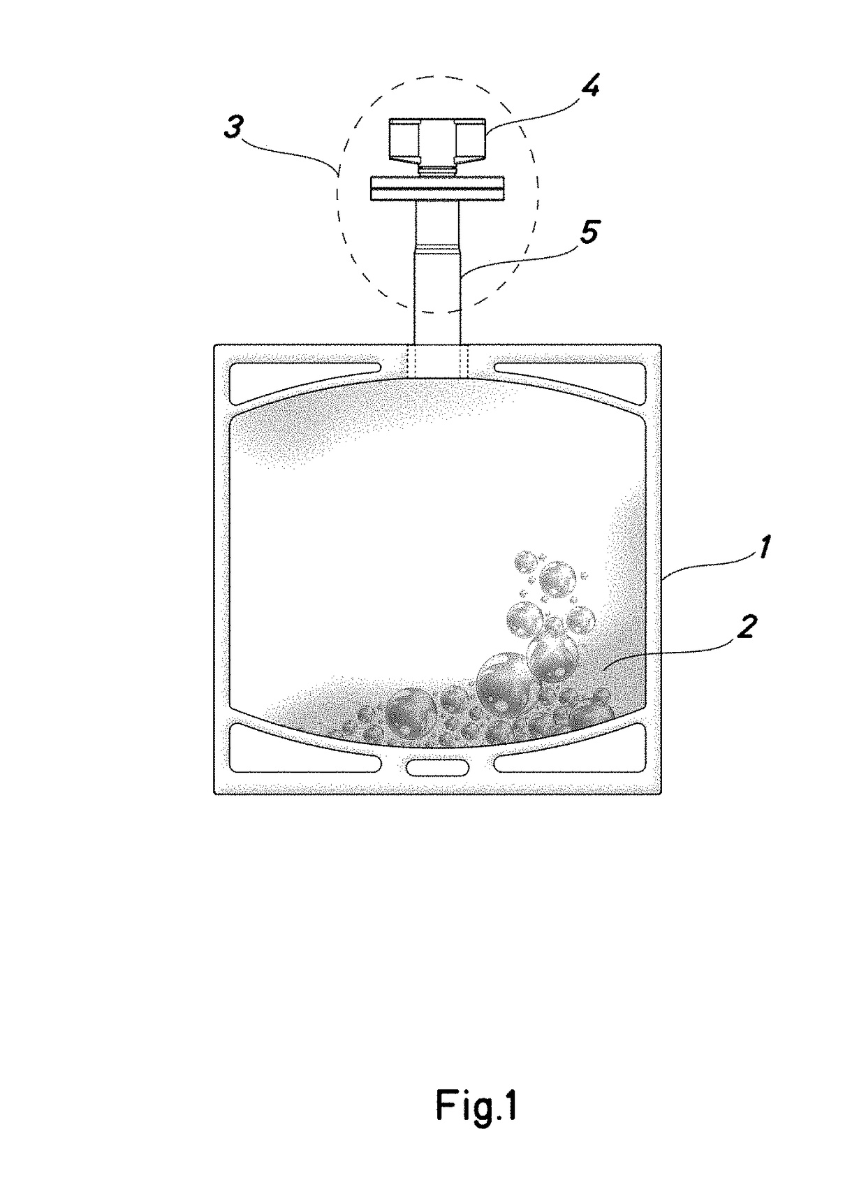 Container for a solution of human plasma proteins and method for obtaining thereof