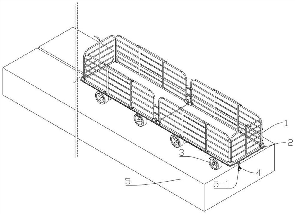 Combined transfer trolley