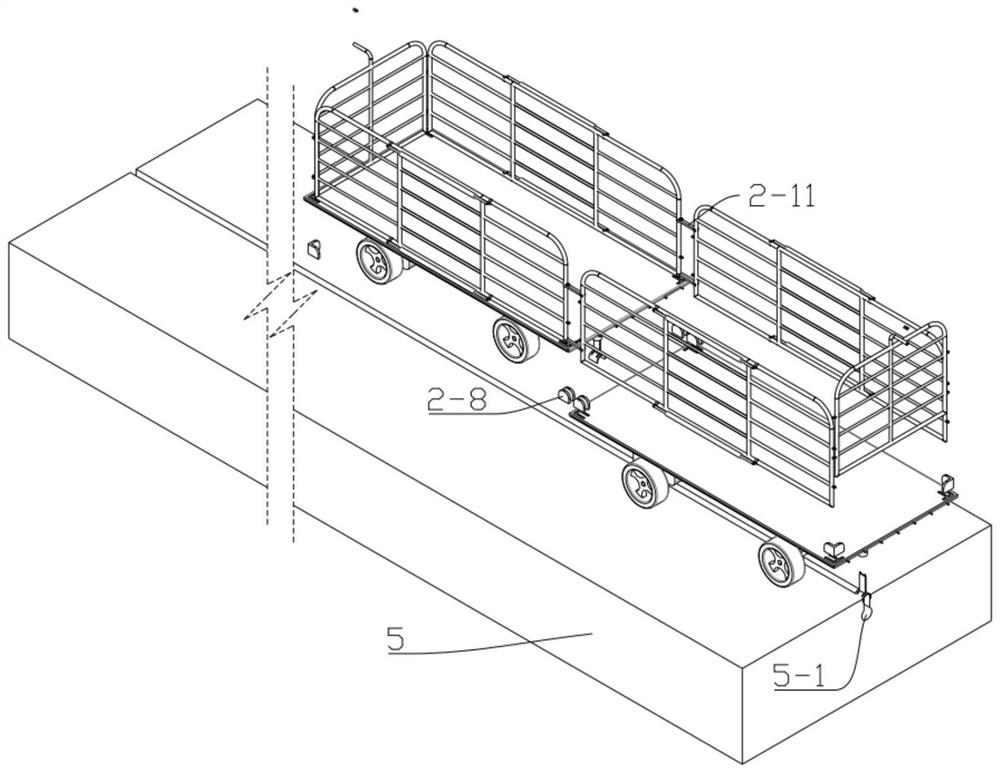 Combined transfer trolley