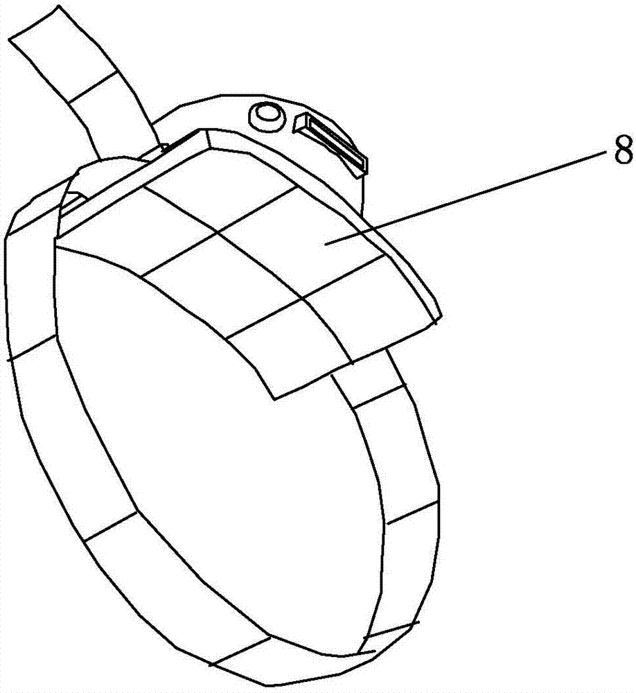 Analyzer for judging hordeolum swelling by pressure change value