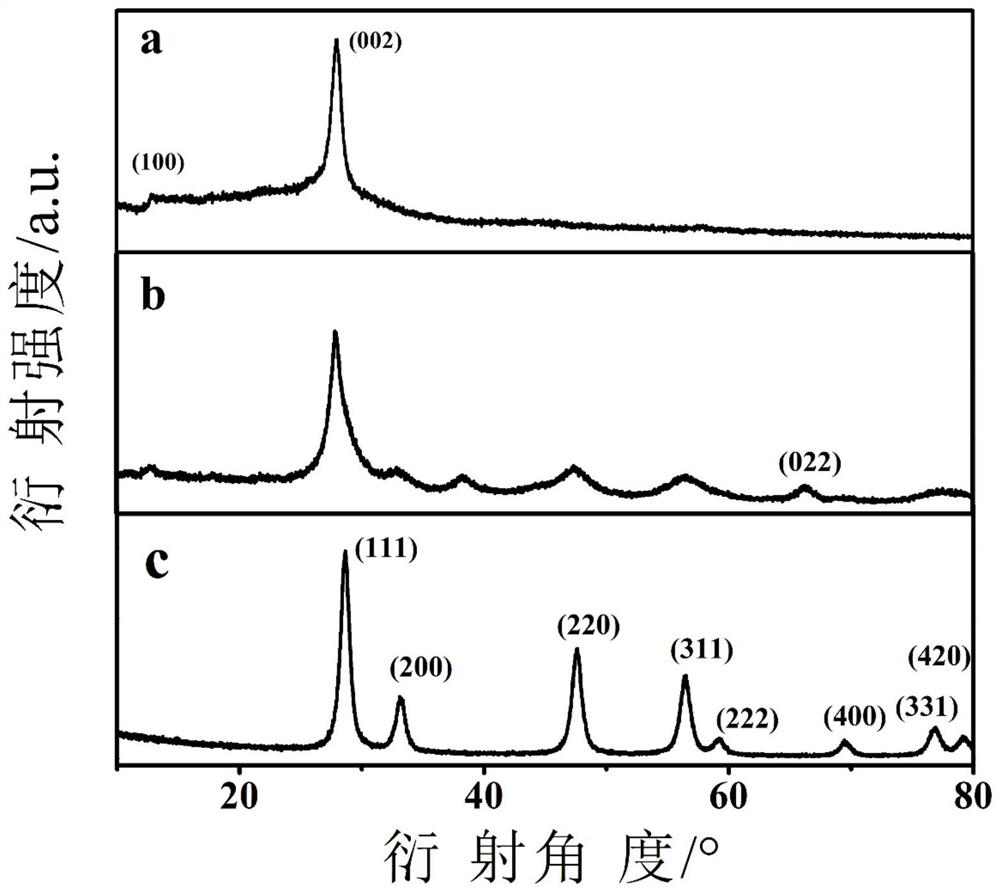 Gold nanoparticle/cerium dioxide quantum dot co-modified graphite phase carbon nitride nanosheet composite material as well as preparation method and application thereof