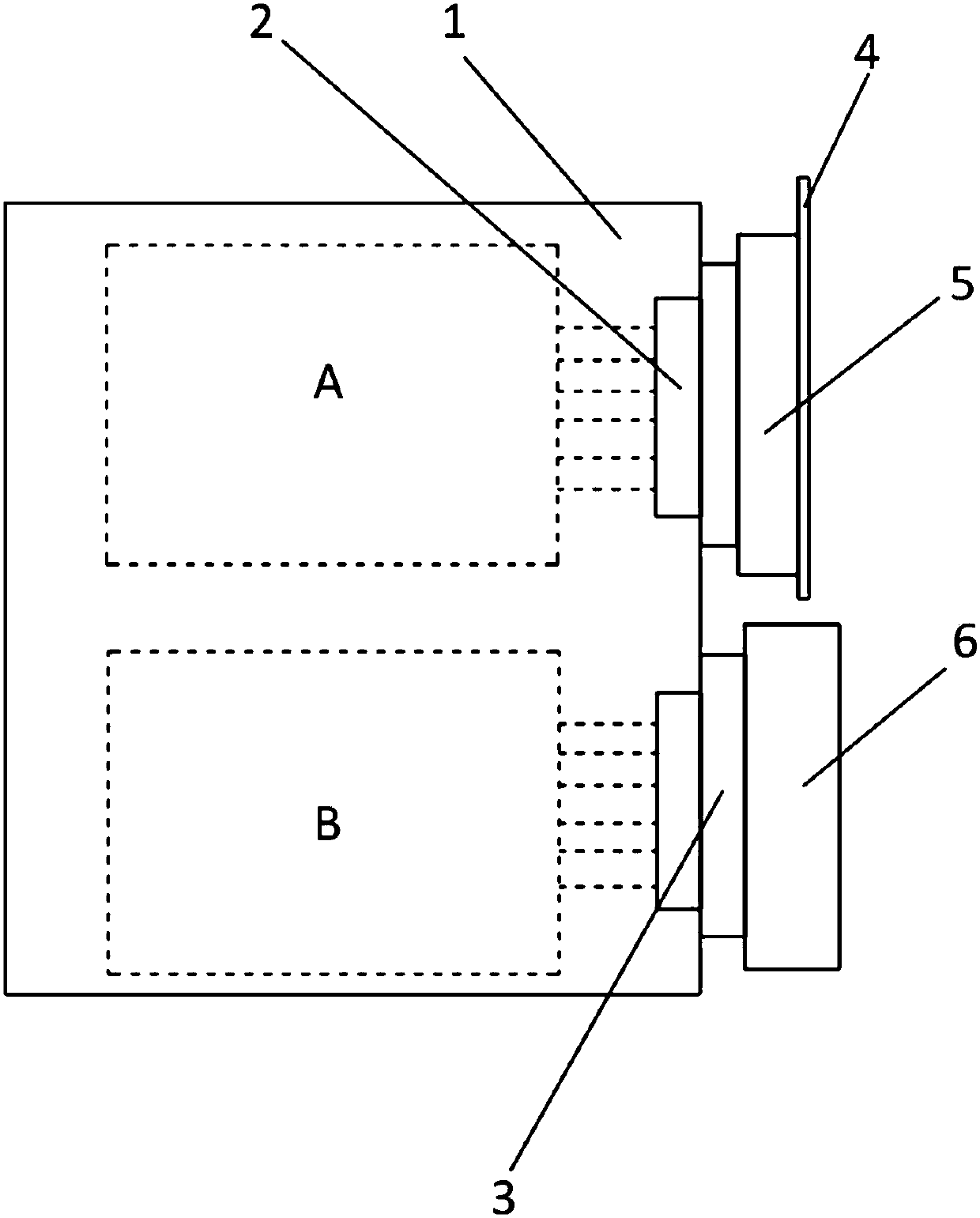 Resistance interference prevention method between circuit boards