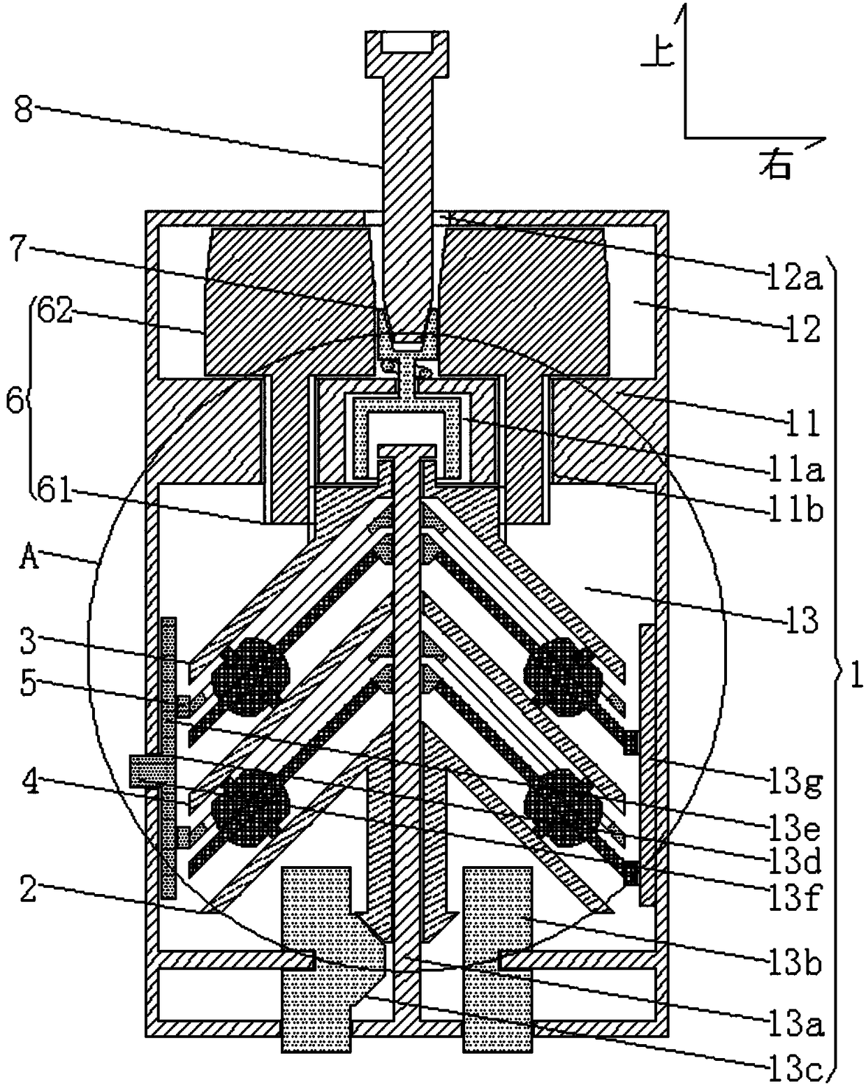 Bone nail processing device for orthopedics department