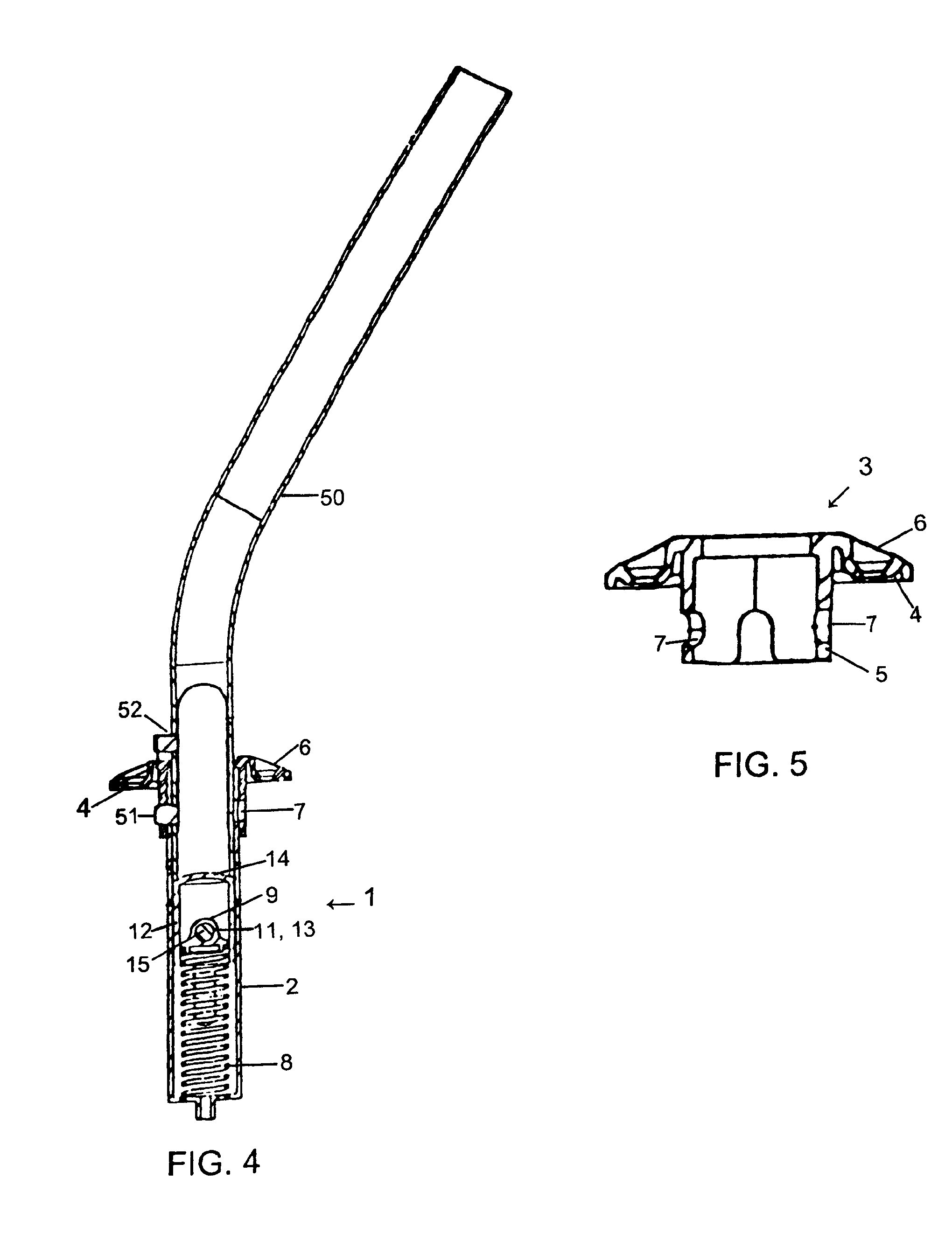 Bimini top support frame with flush mount fitting