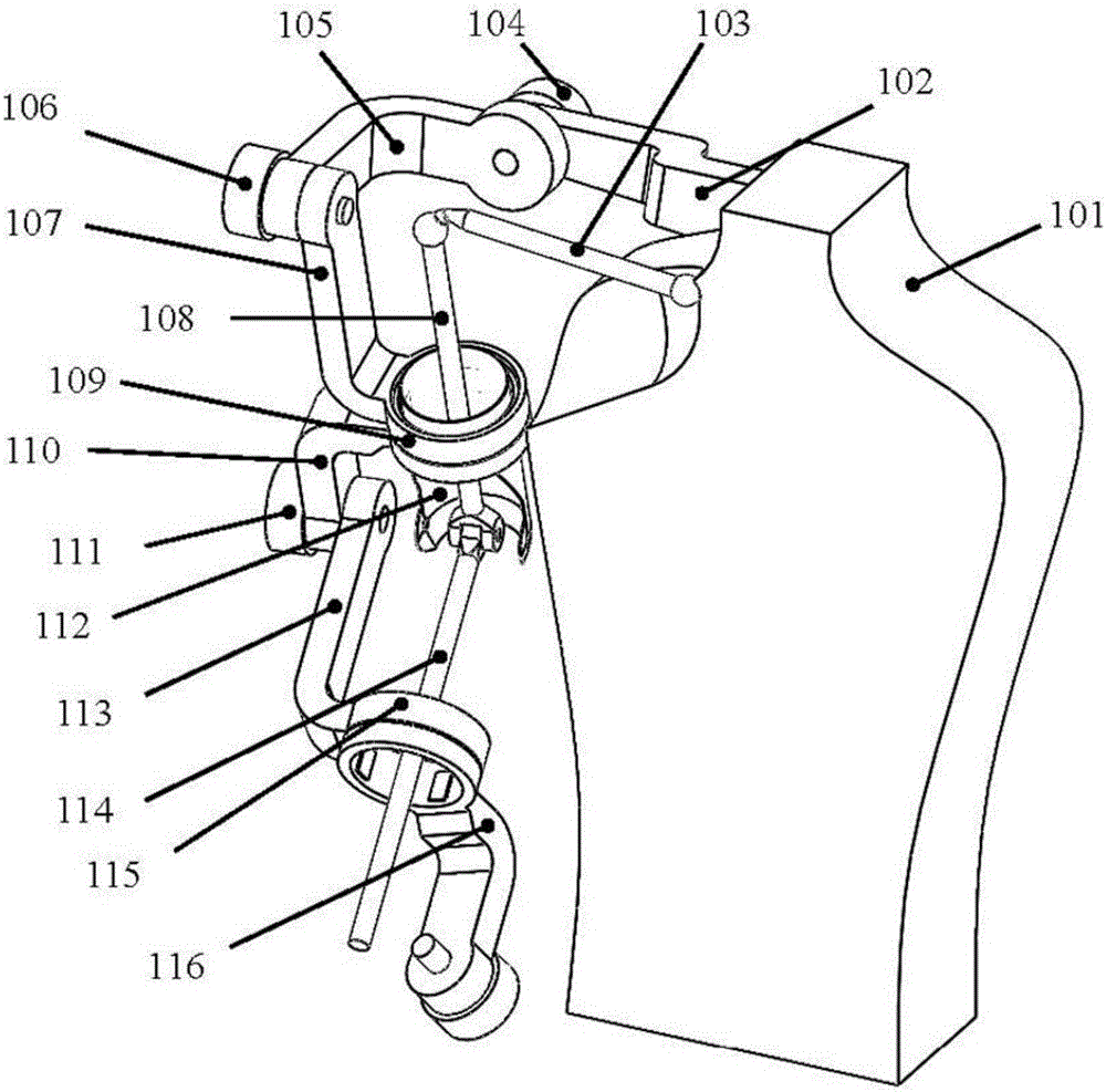 Method and device for solving problem of singularity posture of exoskeleton robot shoulder joint