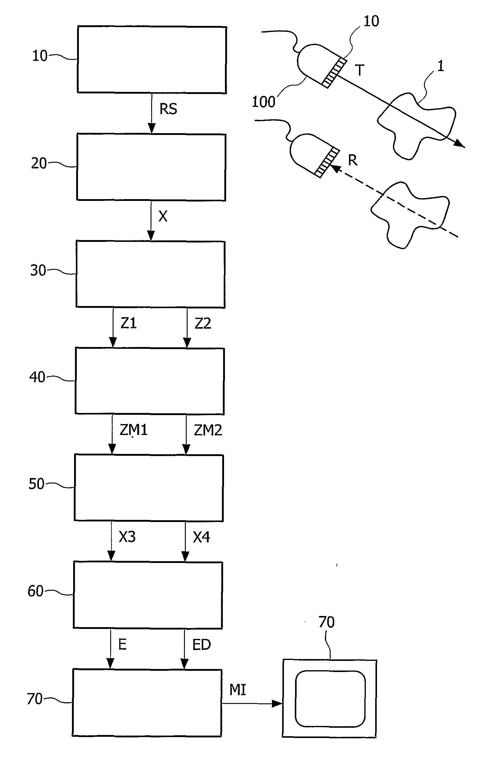 Ultrasound Imaging Method of Extracting a Flow Signal