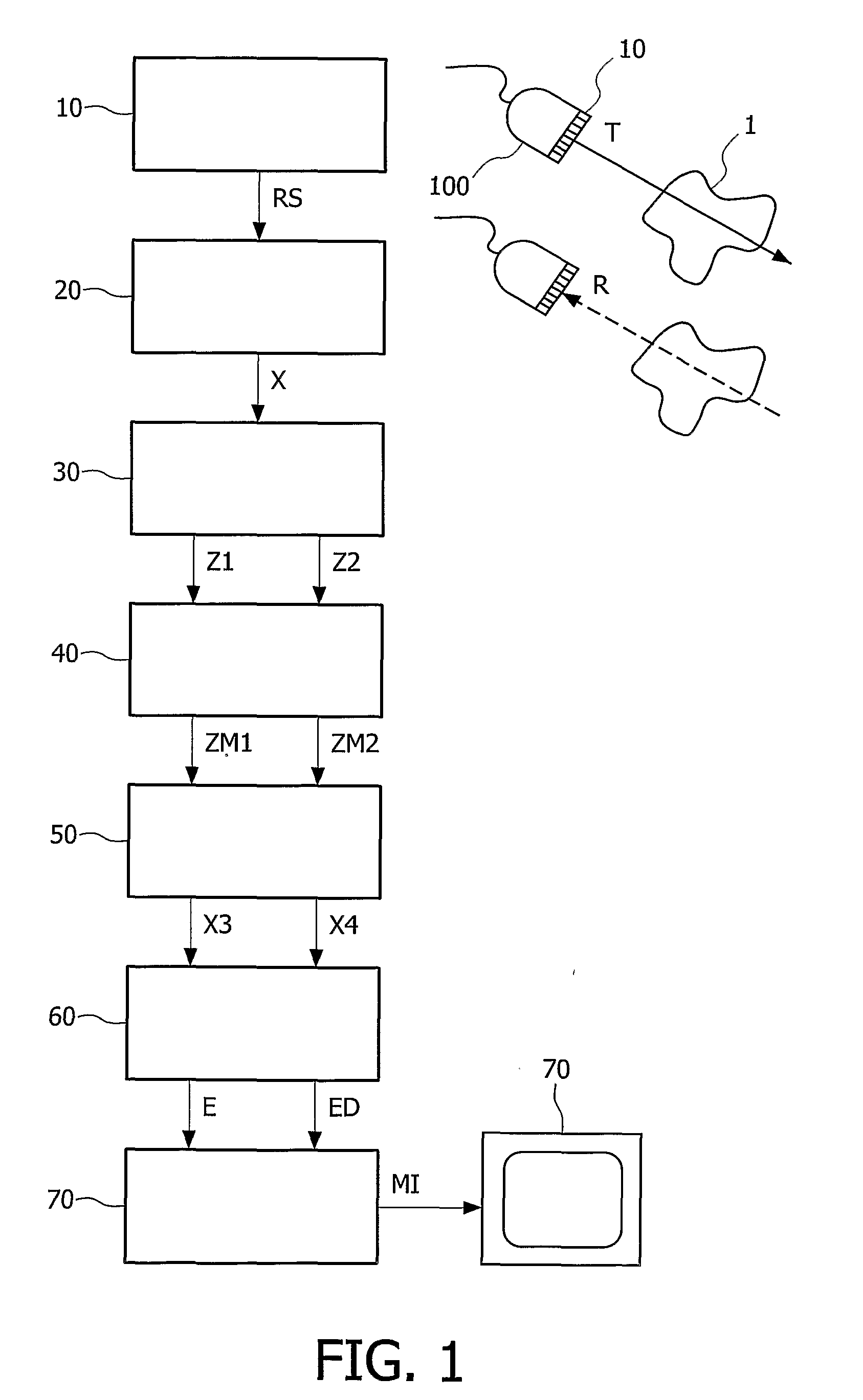 Ultrasound Imaging Method of Extracting a Flow Signal