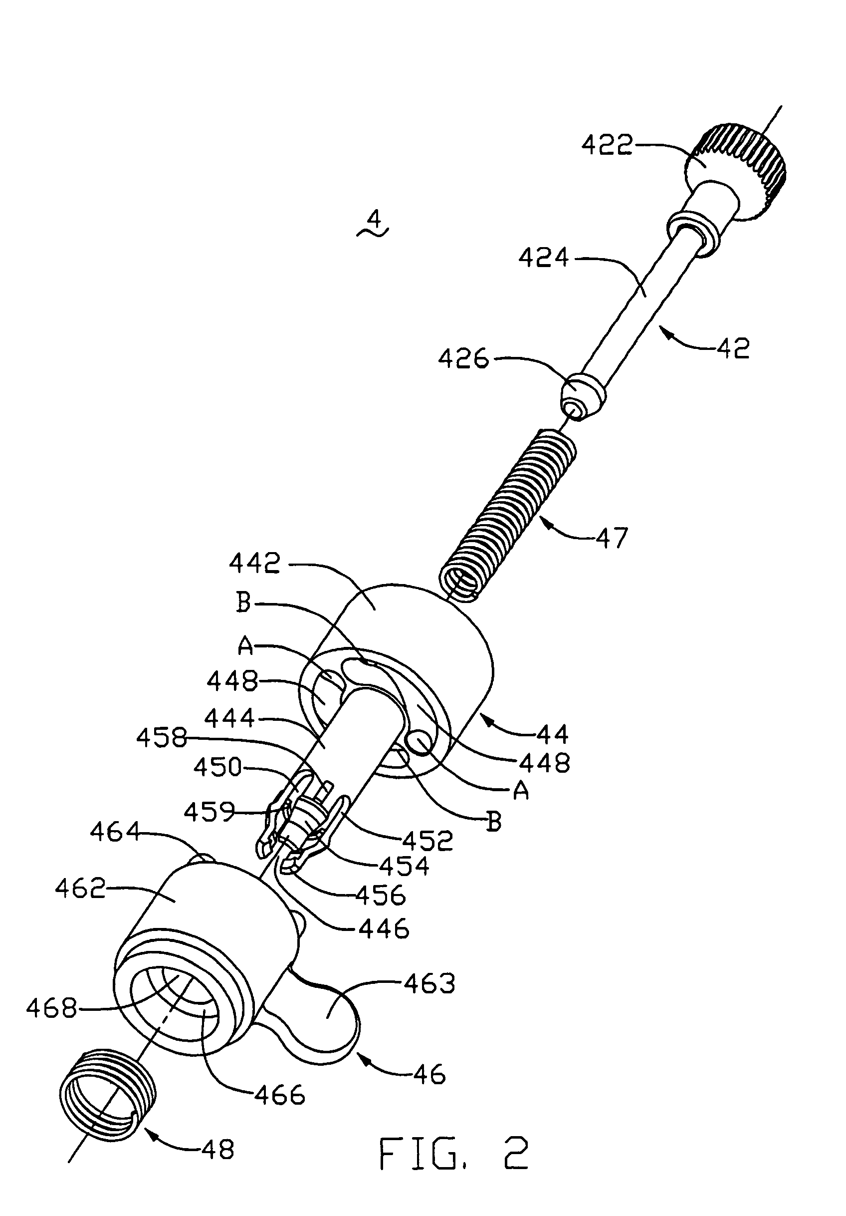 Locking device for heat dissipating device
