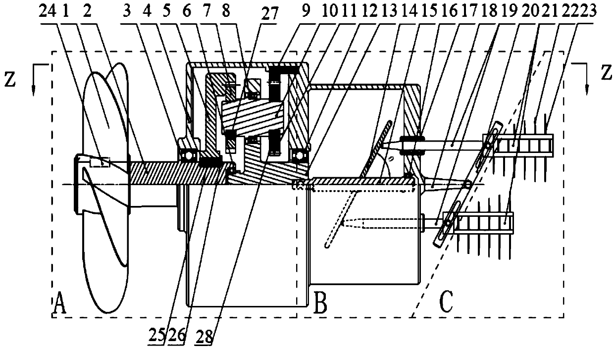 A broadband wind-induced vibration piezoelectric energy harvester