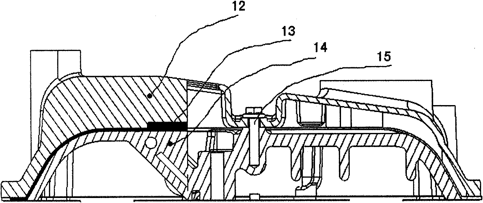 Connecting structure of engine camshaft cover and cylinder cover