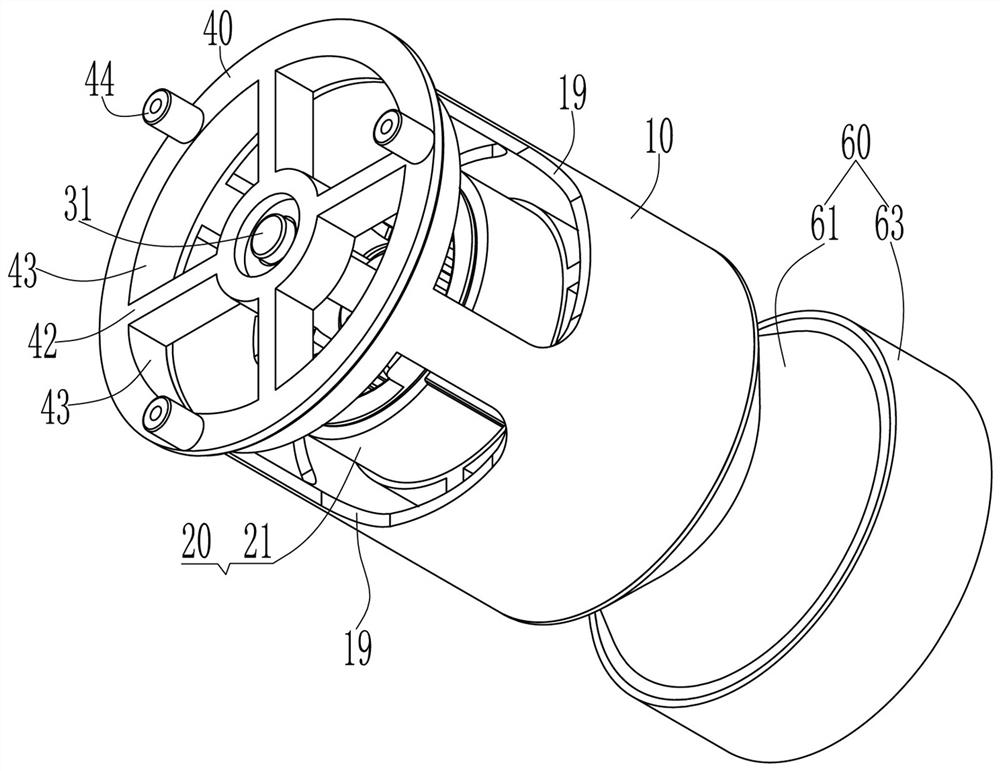 Brushless motor and impeller thereof