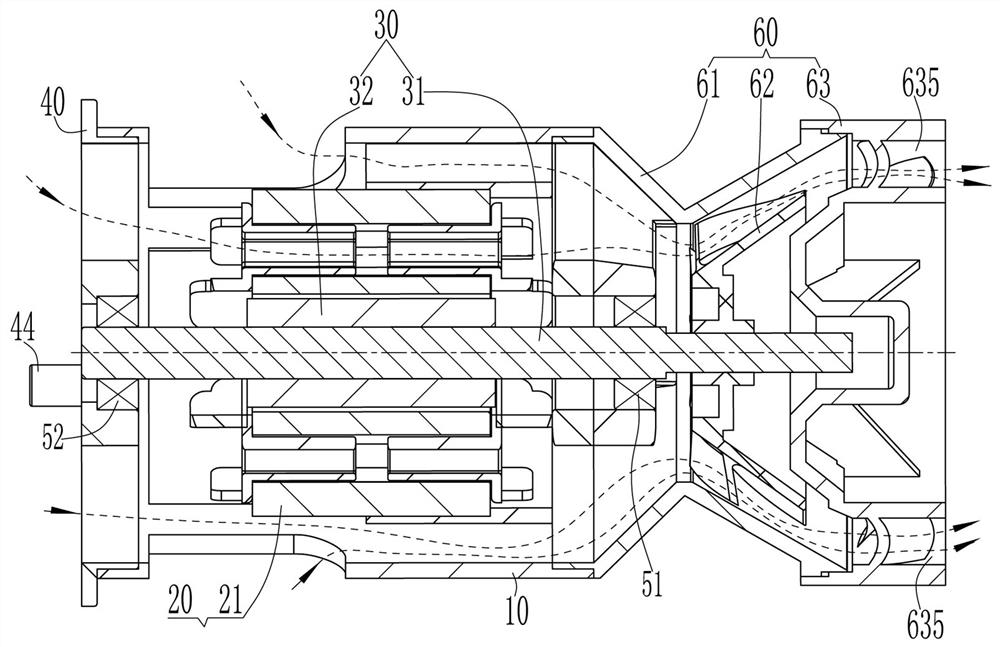 Brushless motor and impeller thereof