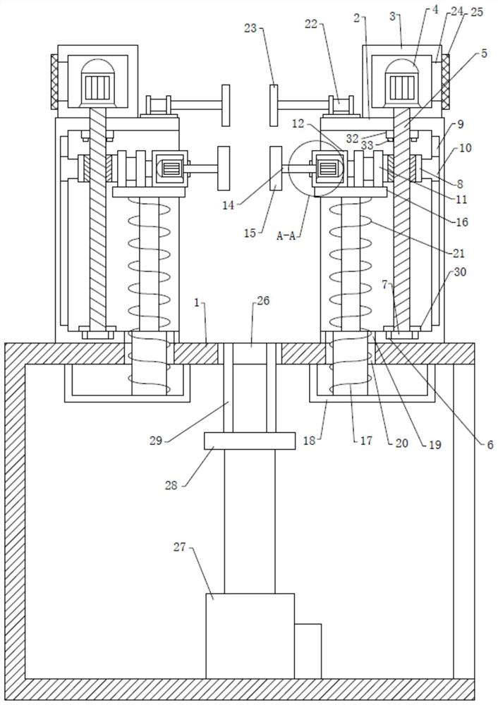 Plank grinding device with double-sided grinding