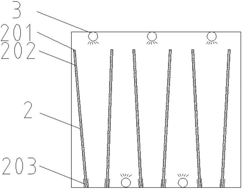 Air pipe with purifying and guide effects