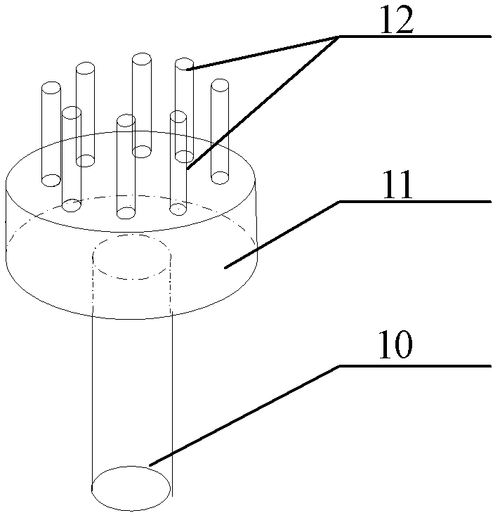 Apparatus for measuring wetting condition of surface of metal in oil/water double phase flow system, and method thereof