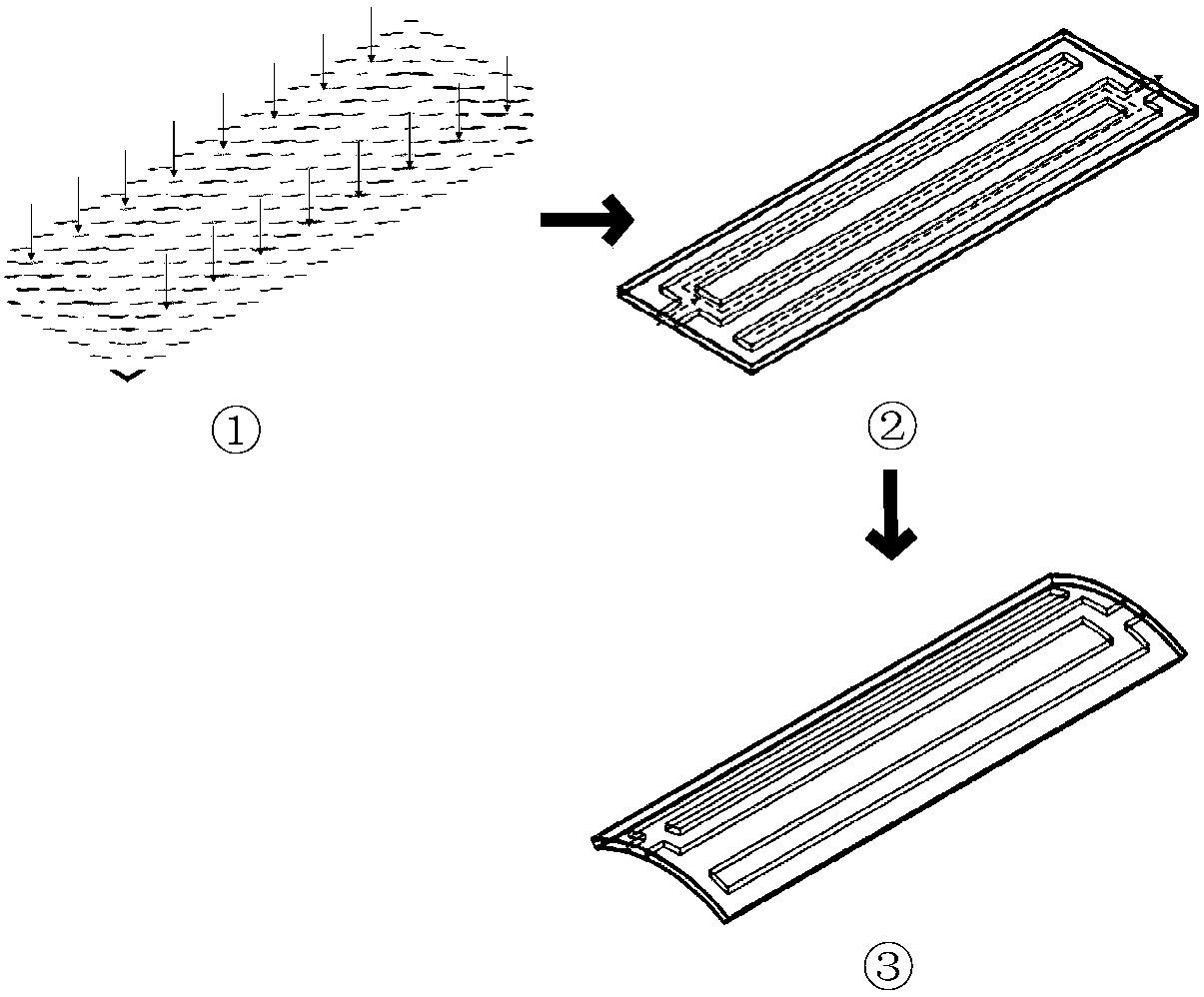 Flexible heat pipe used for cooling surface of rotating shaft of high-speed motorized spindle