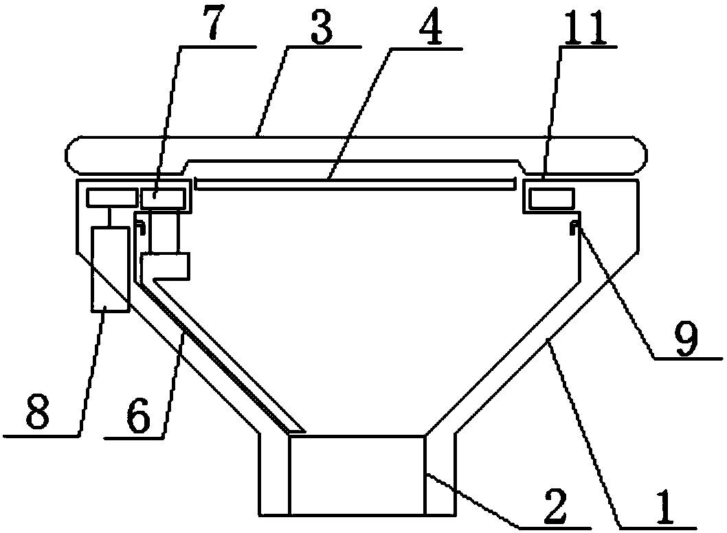 Defecation-type seat for vehicle