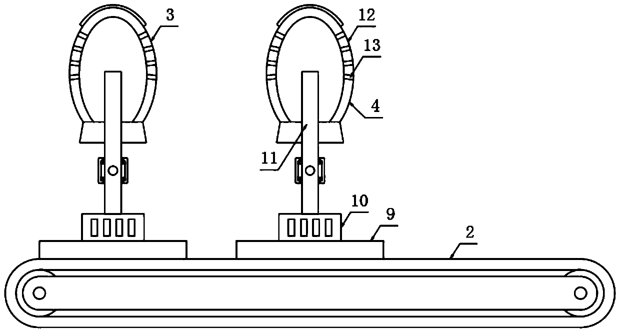 Chemical fiber textile material forming device