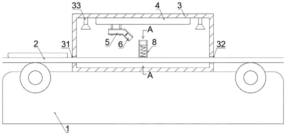 Towel production drying device with guide function