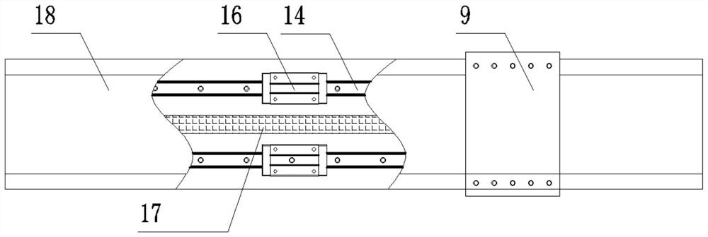 Automatic coating system for bridge, and construction method thereof