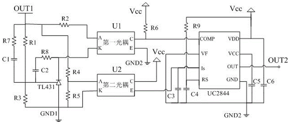 Control circuit for switch power supply