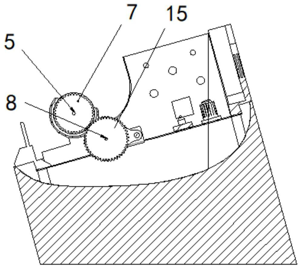 A device capable of disinfecting handrails of escalators