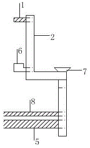 Double-layer flannelette splitting device