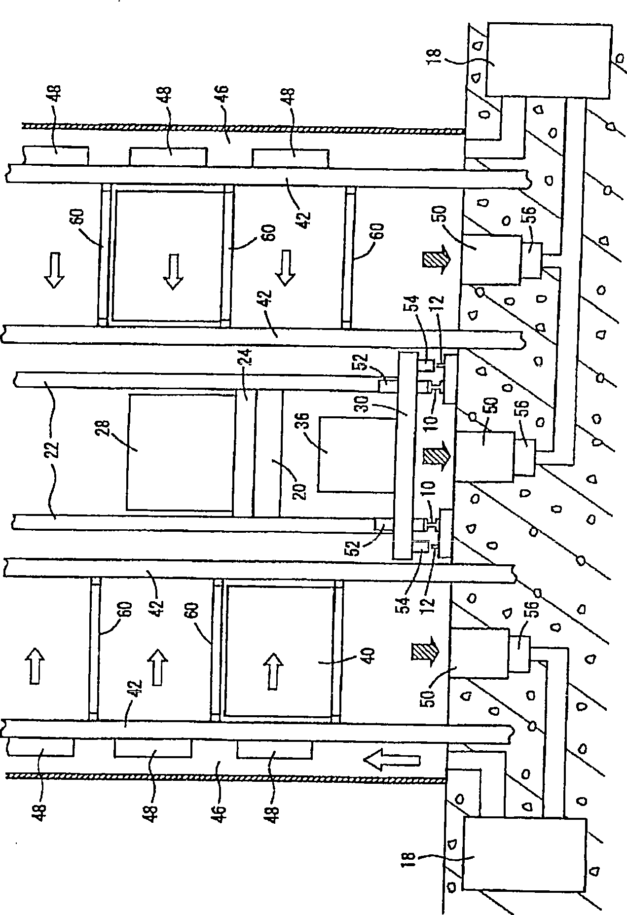 Automated warehouse and method of supplying clean air to the automated warehouse