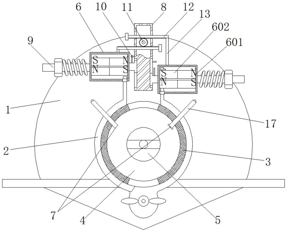 Friction coupling for turnout switch machine