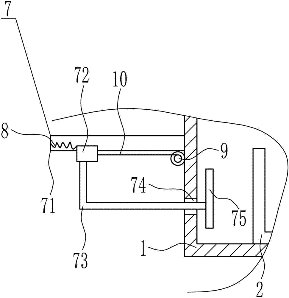 Pebble impurity removal equipment for bridge guardrail pouring