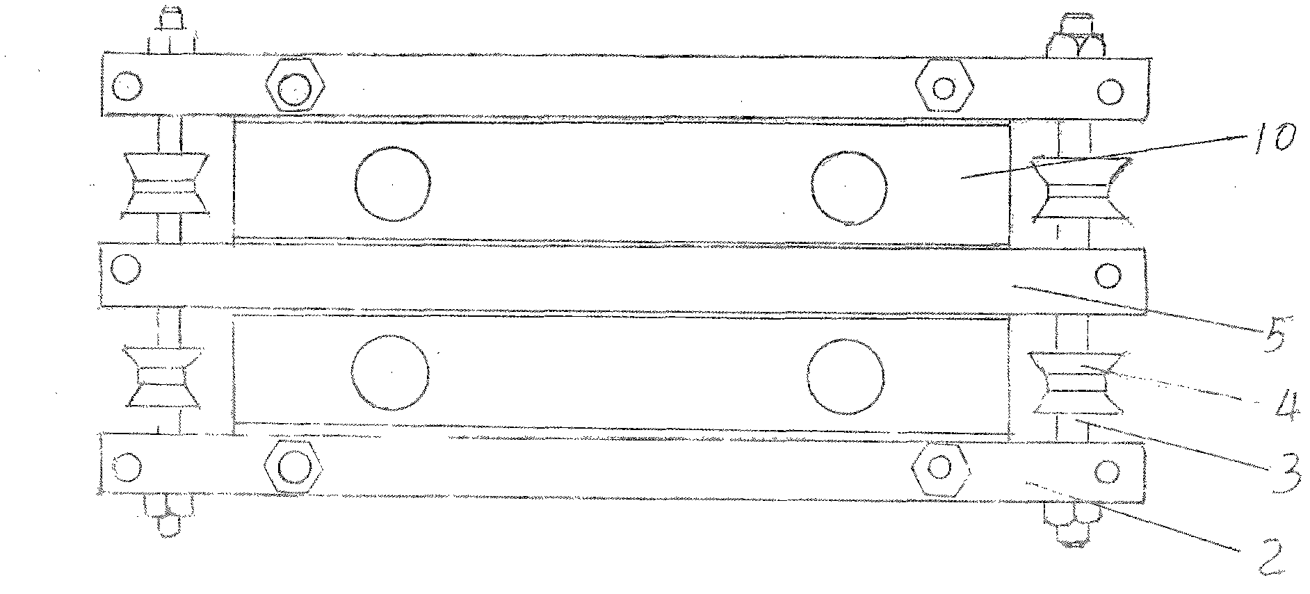 Guide rail clip of seeder