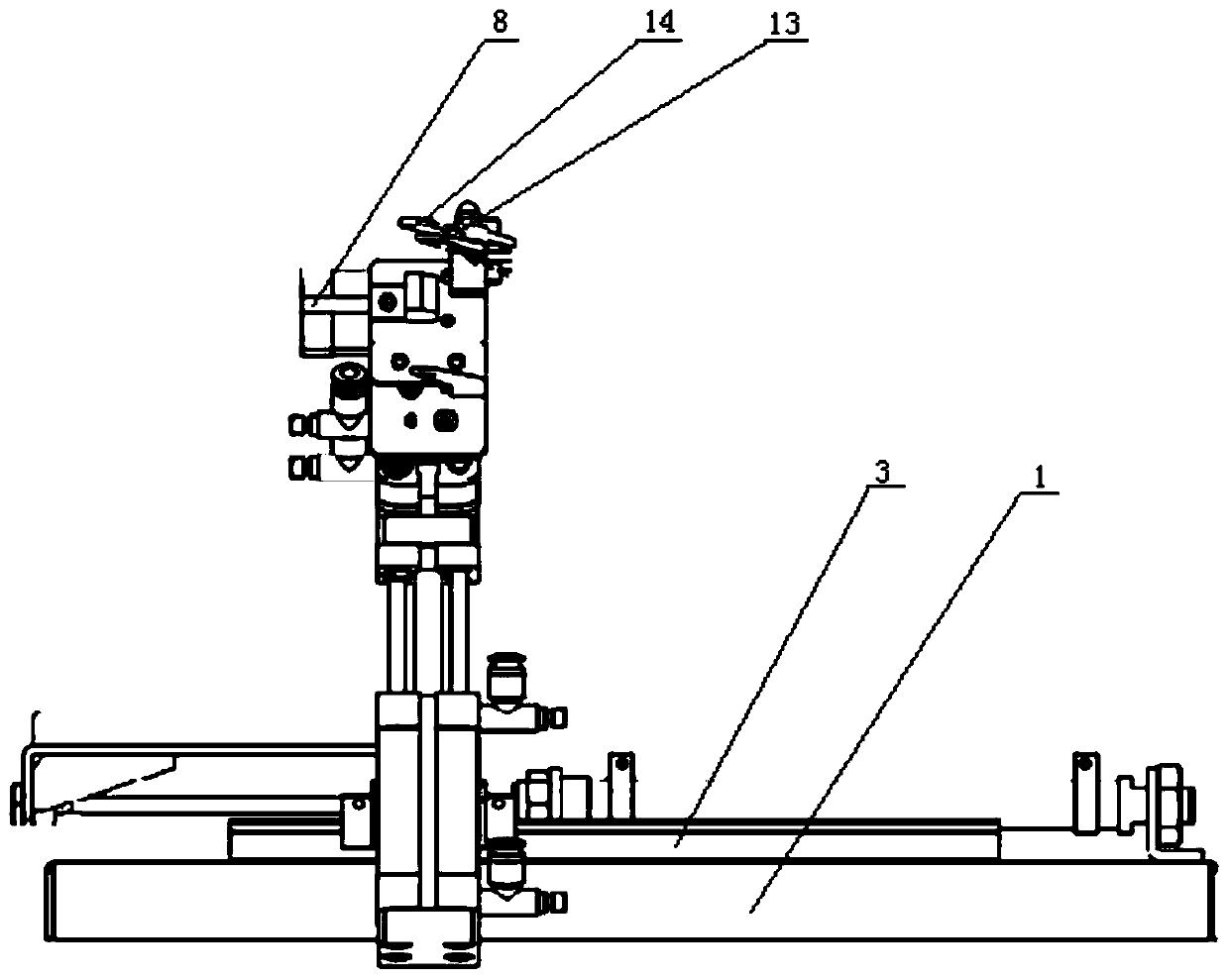 Full yarn shearing mechanism