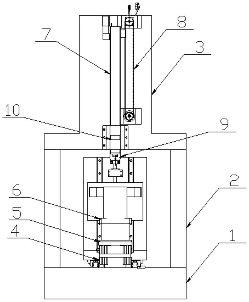 System for measuring inner diameter of rotator workpiece