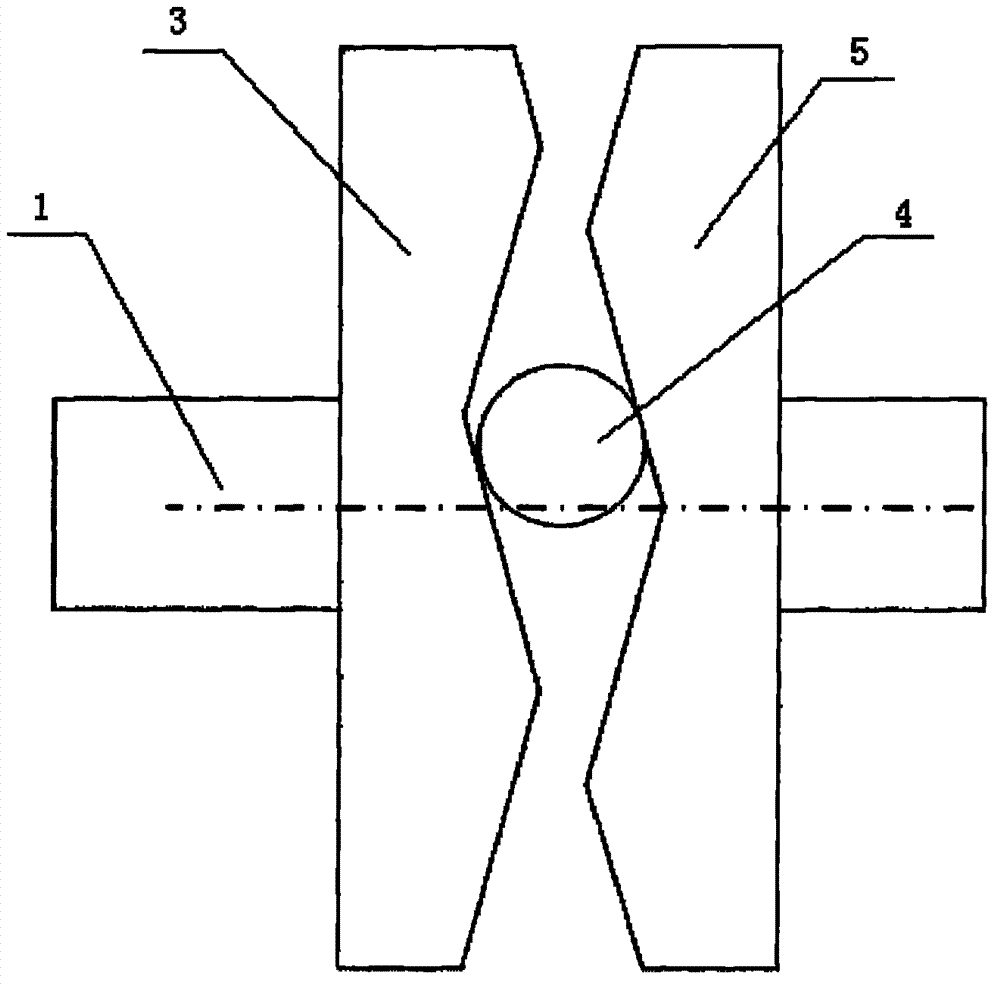 Axial-loading biconical traction drive device