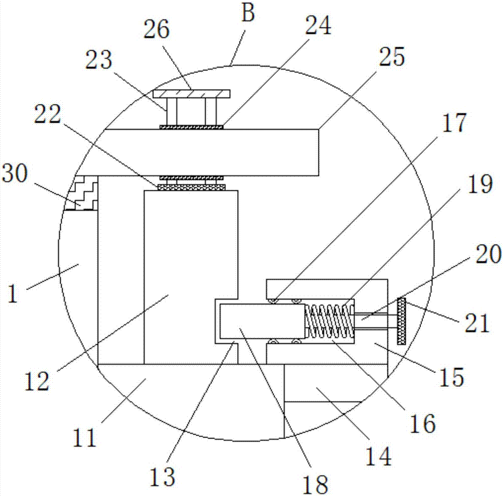 Feed stirring device convenient to clean