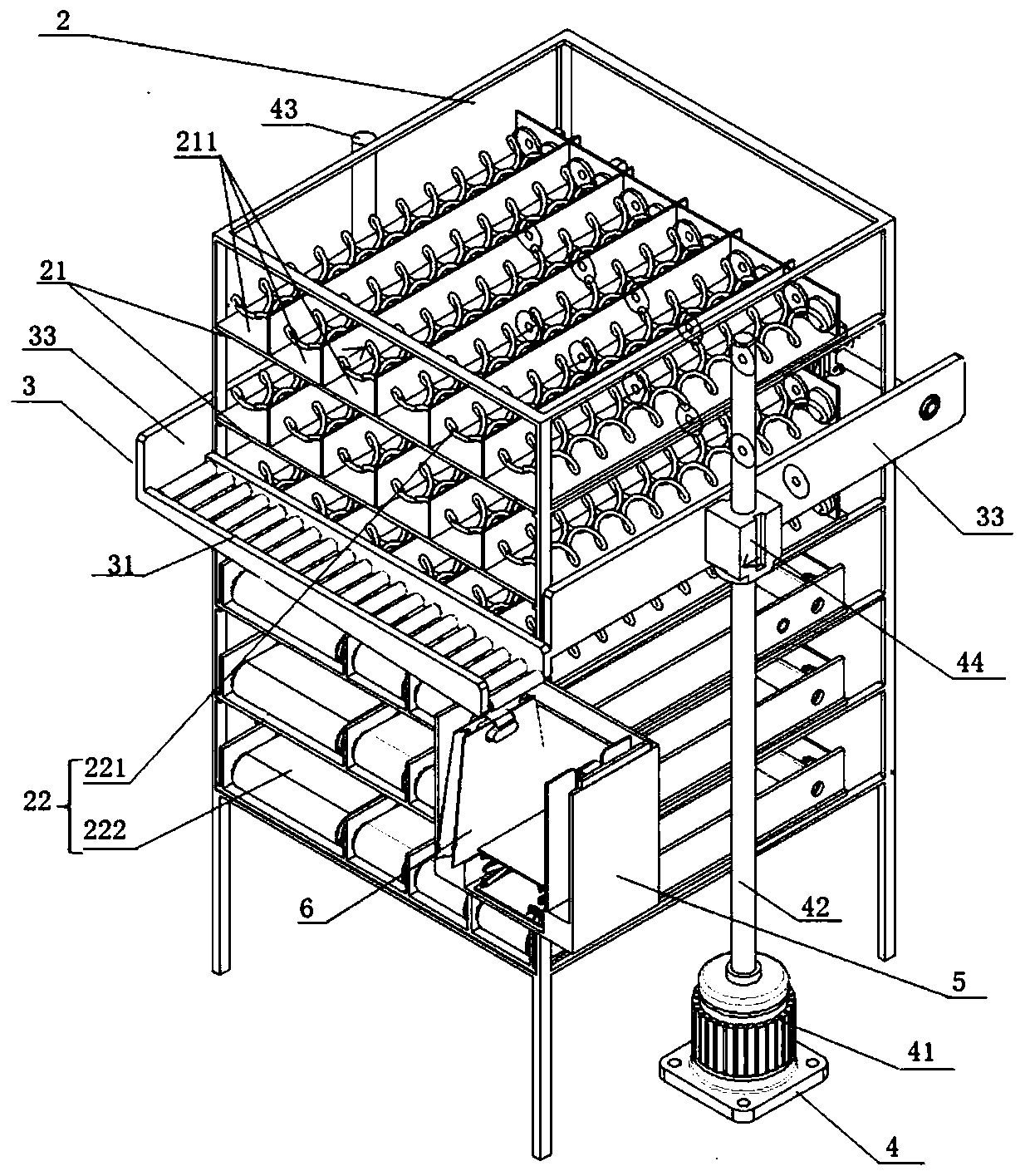 Automatic vegetable vending machine with automatic bagging function