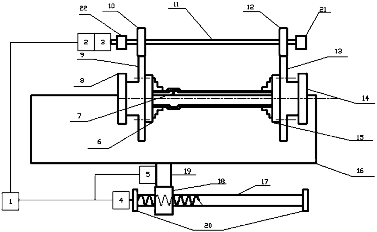 A processing device for single-point progressive forming of inner circle of tubular parts