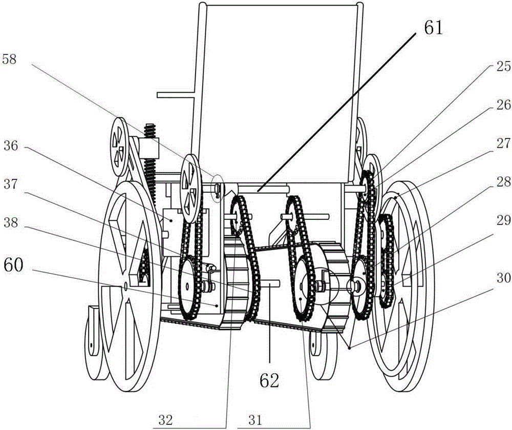 Wheel-track combined wheelchair capable of climbing stairs