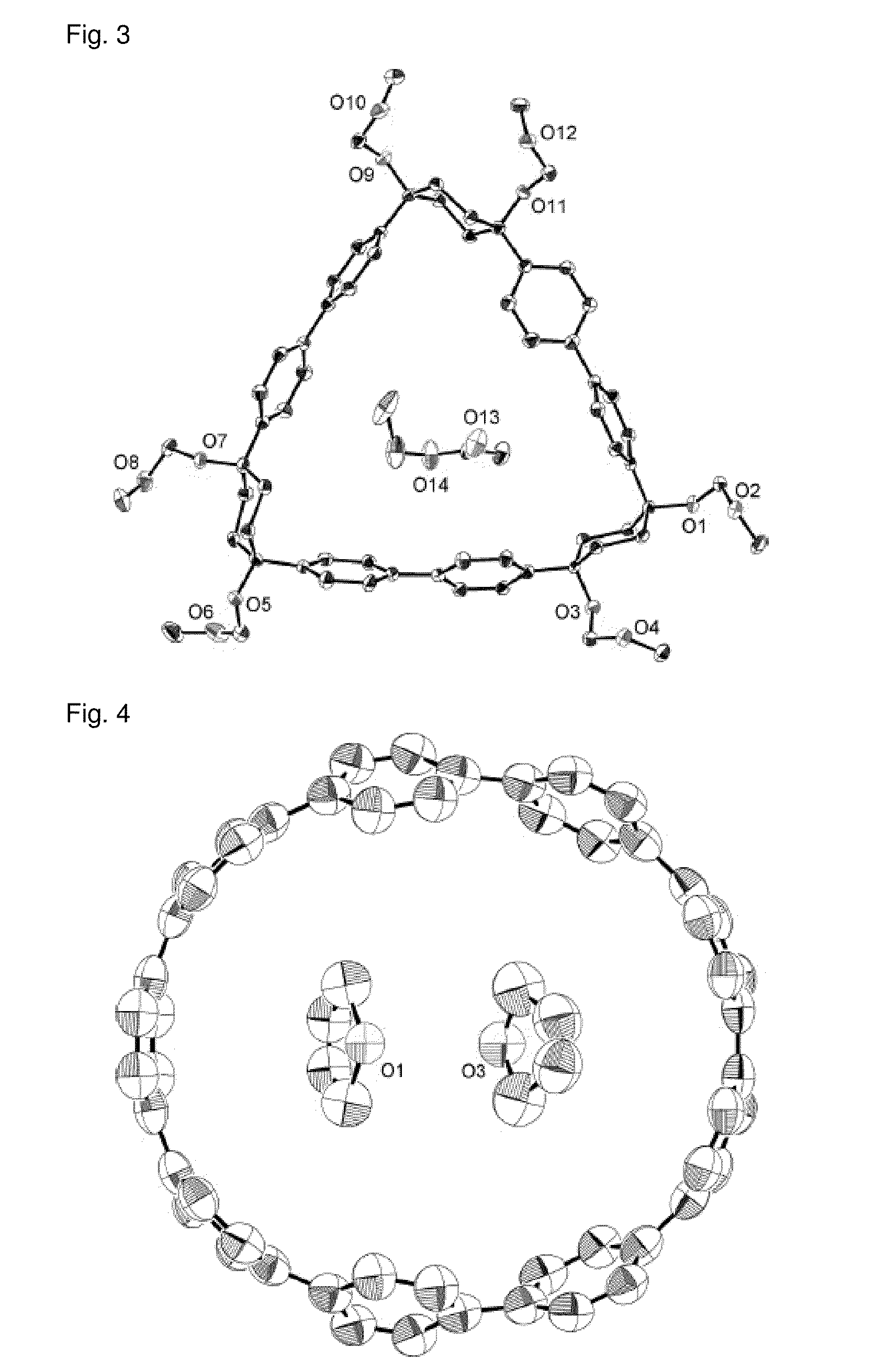 Carbon nanoring and method for producing a ring-shaped compound suitable as a starting material for production of the same
