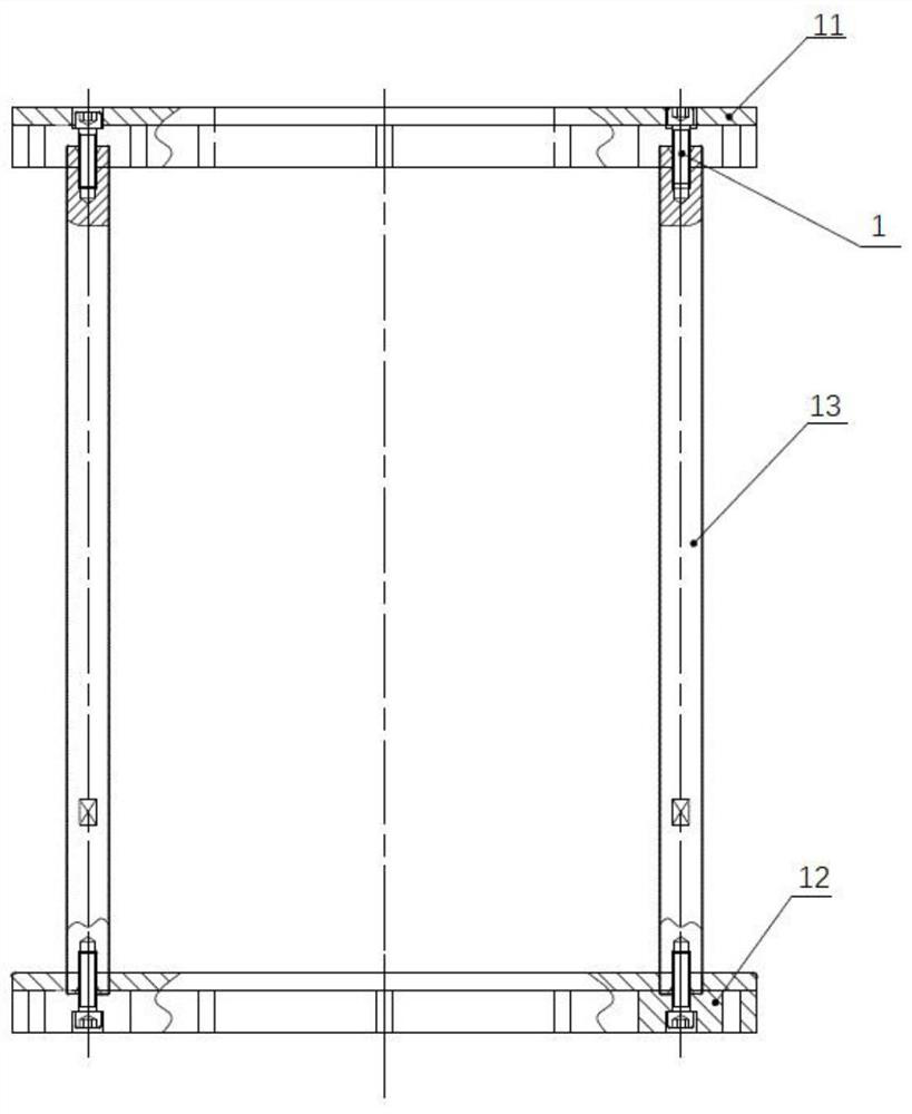 Magnetic force loading device and loading method