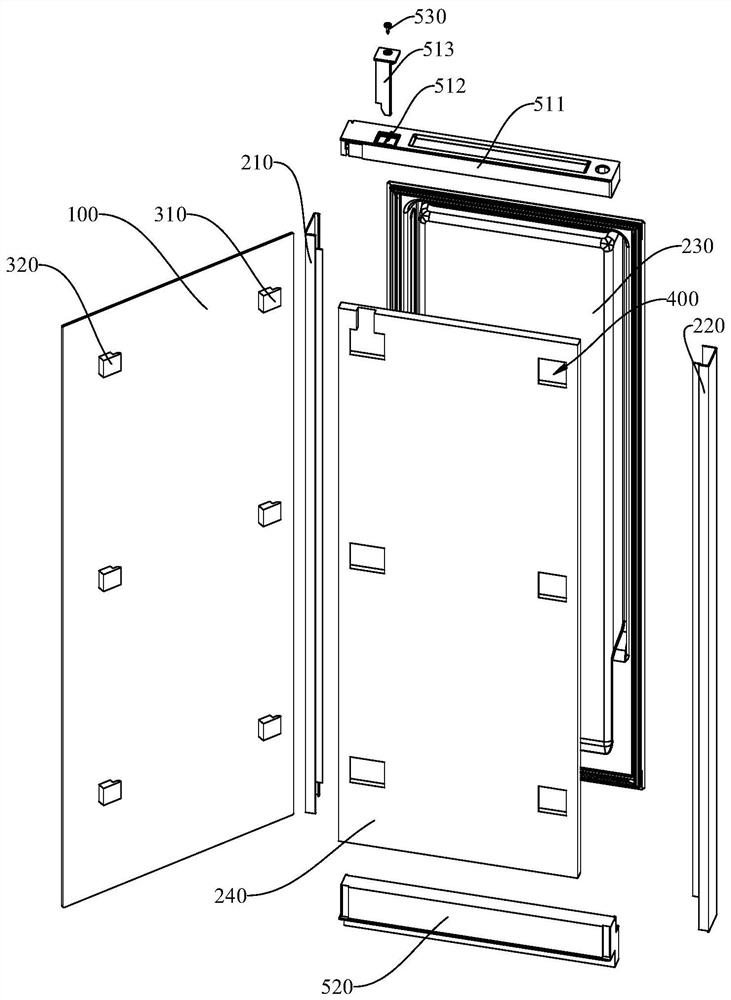 Door body of electric appliance and electric appliance