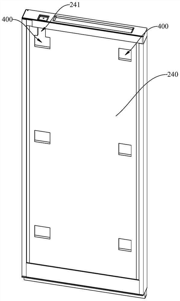 Door body of electric appliance and electric appliance