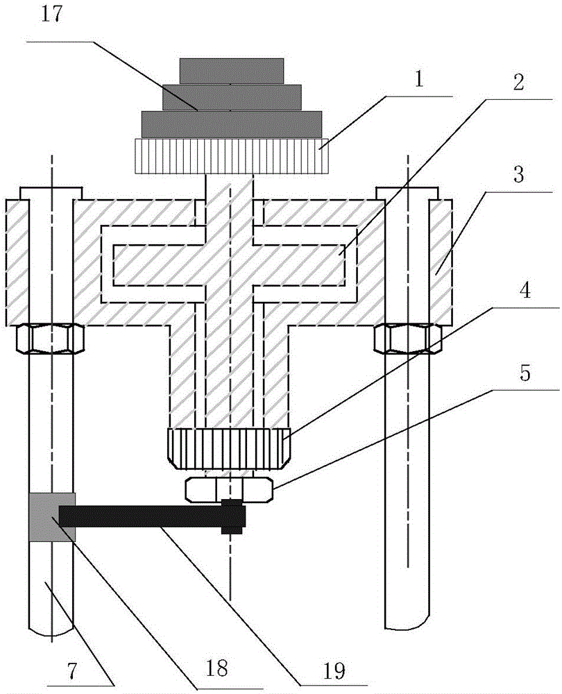 Rotating shaft system rotational inertia in-situ measurement device