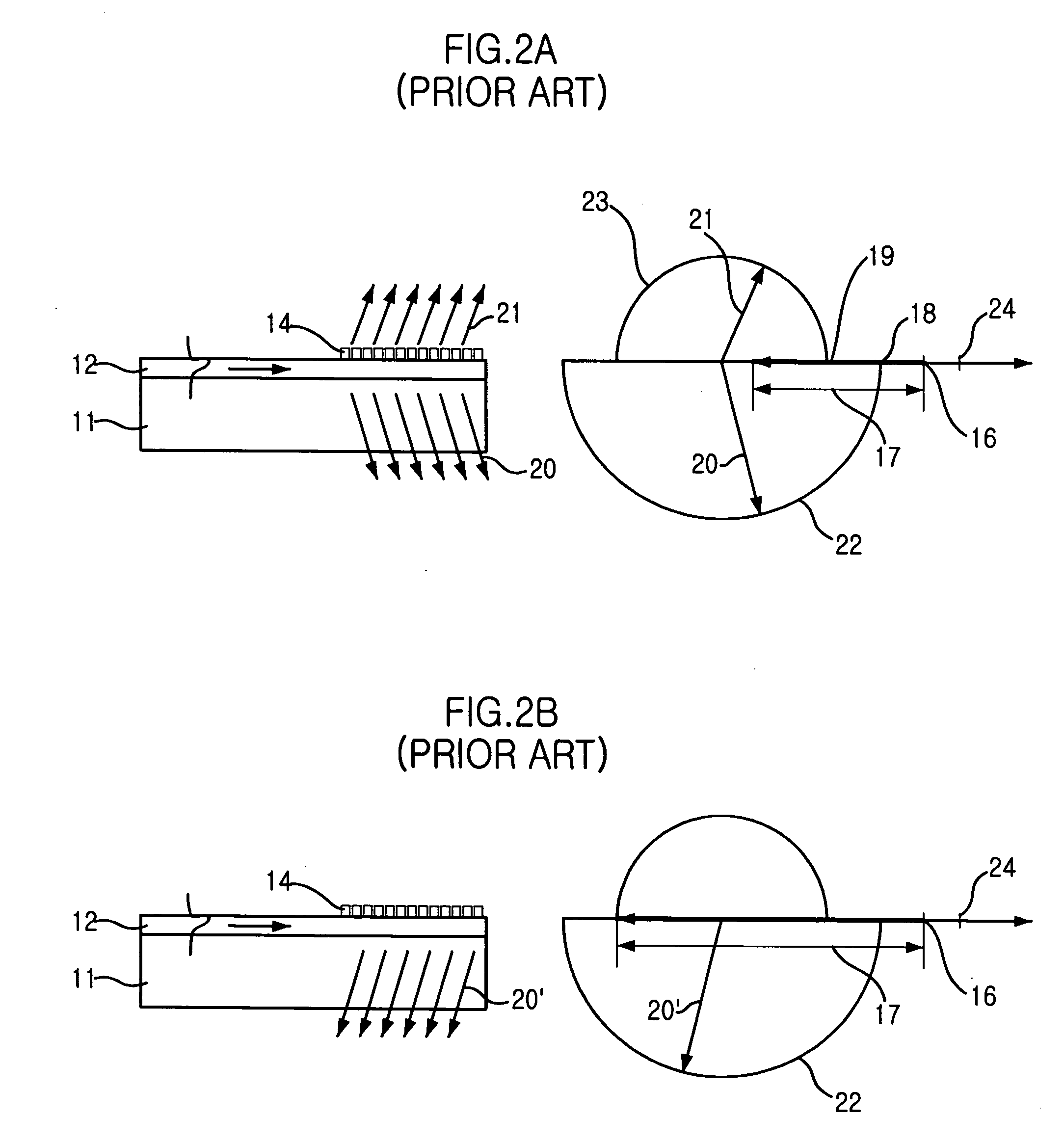 Highly efficient focusing waveguide grating coupler using leaky mode