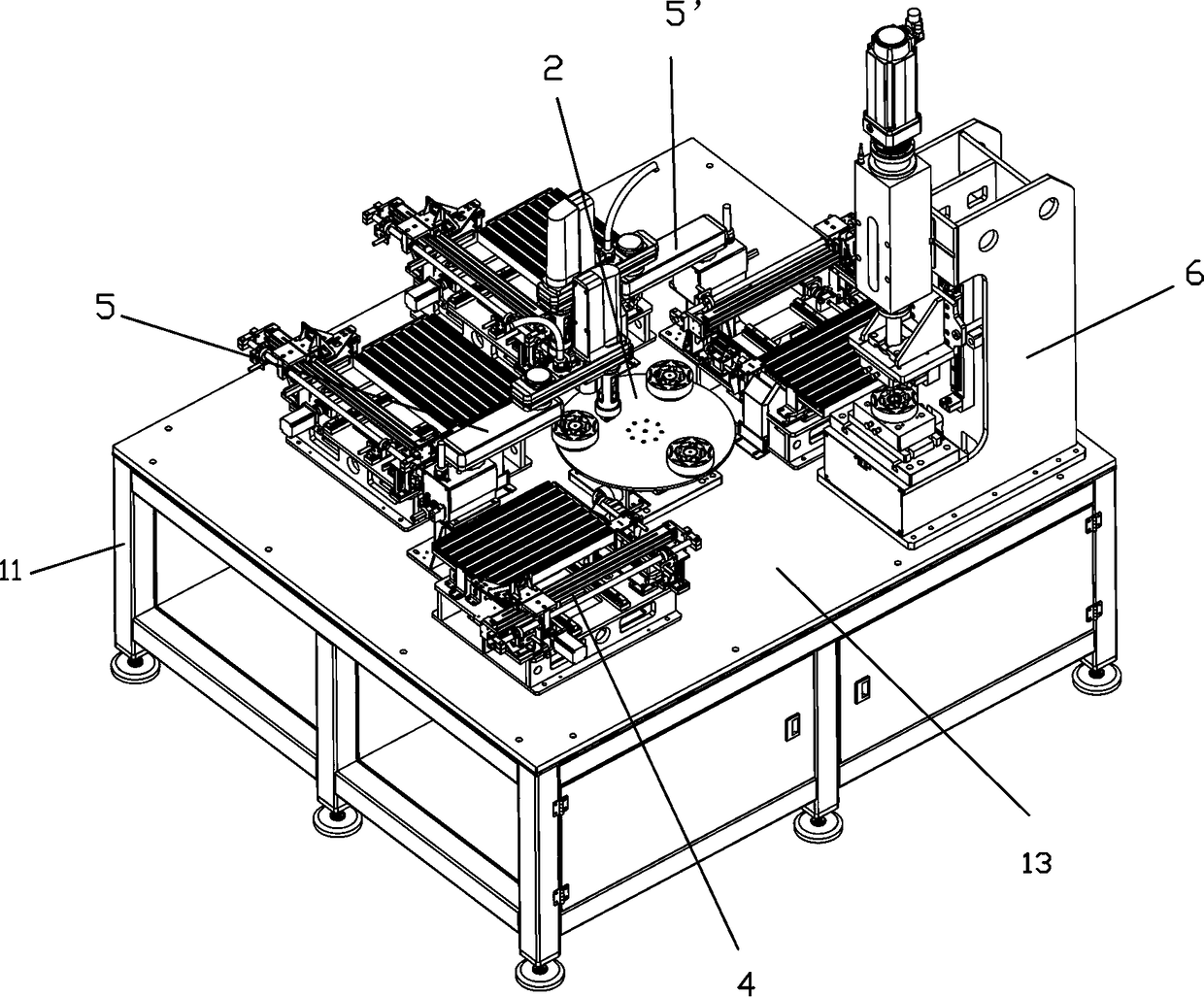 Insertingmagnetic steelriveting press