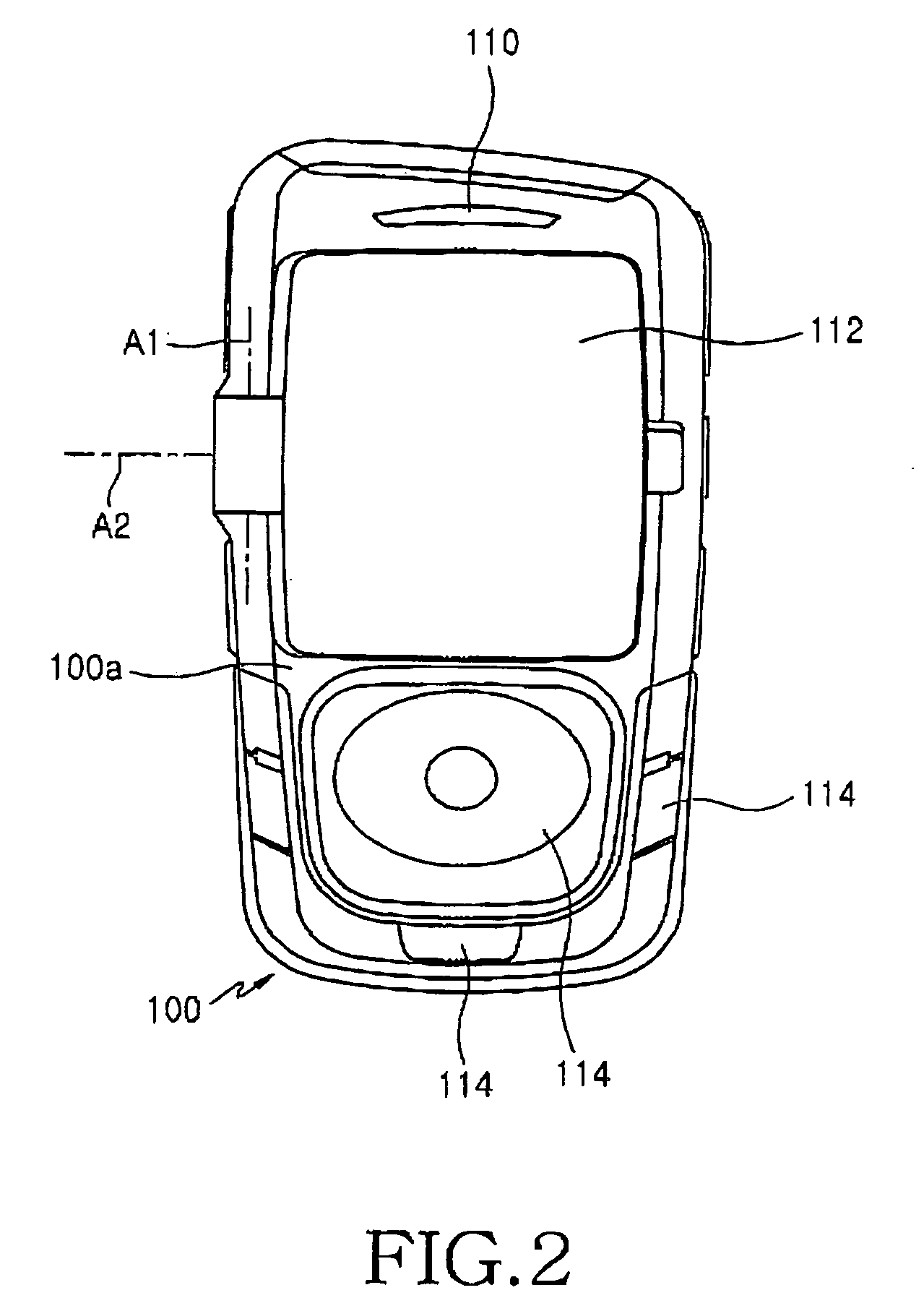 Portable digital communication apparatus having improved grip