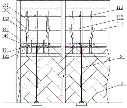 Hanging basket outer protective layer for super high-rise building